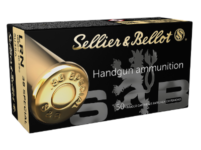 Sellier & Bellot Centerfire Handgun Cartridges, .38 Special, 50