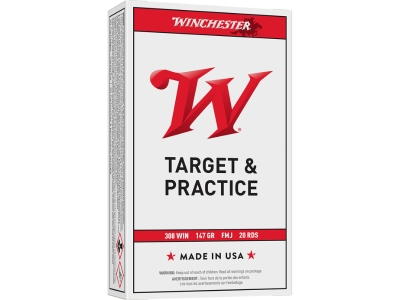 Winchester USA 308Win 147gr Full Metal Jacket, .308 Winchester, 20