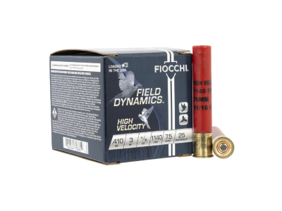 Fiocchi Field Dynamics High Velocity Shotshell Loads, .410 bore, 25