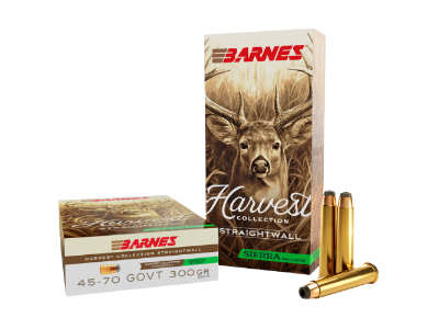 Barnes Harvest Collection Rifle Cartridges, .45-70 Government, 20