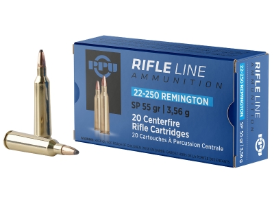PPU StandardRifle, .22-250 Remington, 20