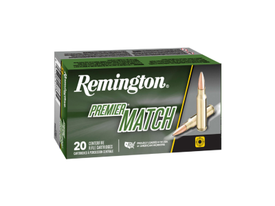 Remington Premier Match Centerfire Rifle Cartridges, 6.5 Precision Rifle Cartridge, 20