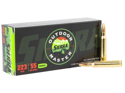 Sierra Outdoor Master 223Rem 5gr Hollow Point Boat Tail, .223 Remington, 20