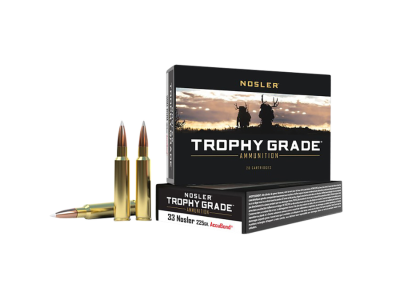 Nosler Trophy Grade Rifle Rounds, .33 Nosler, 20