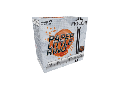 Fiocchi Paper Little Rino Shotshell Loads, 12 Gauge, 25