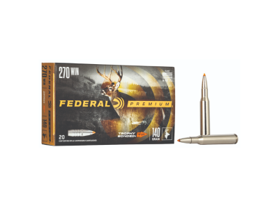 Federal Trophy Bonded Tip Rifle Cartridges, .270 Winchester, 20