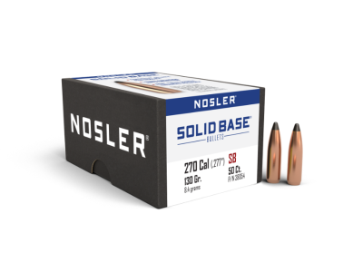 Nosler Solid Base Reloading Bullets, 50