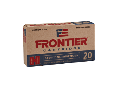 Frontier Cartridge Military Grade Centerfire Rifle Rounds, 5.56x45mm NATO, 20