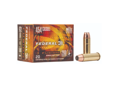 Federal Fusion Handgun Cartridges, .454 Casull, 20