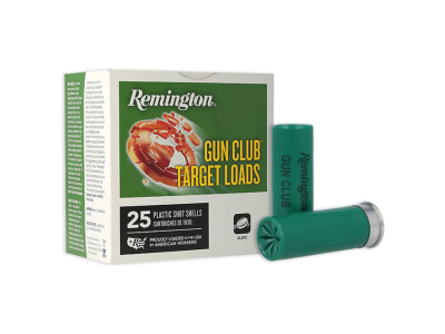 Remington Gun Club Target Shotshell Loads, 12 Gauge, 25