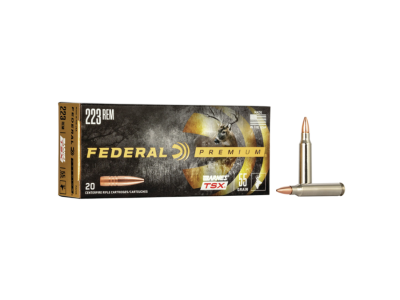 Federal Barnes TSX Centerfire Rifle Cartridges, .223 Remington, 20