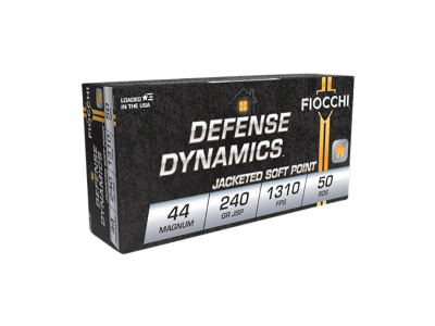 Fiocchi Defense Dynamics Centerfire Handgun Rounds, .44 Magnum, 50