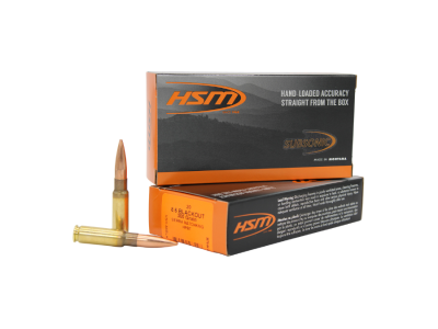 HSM Subsonic Rifle Cartridges, 8.6mm Blackout, 20