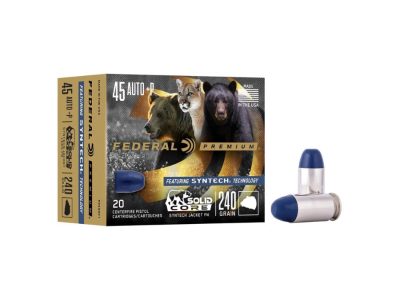 Federal Solid Core Centerfire Handgun Cartridges, .45 ACP, 20
