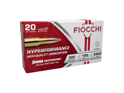 Fiocchi Hyperformance Rifle Rounds, .300 Winchester Magnum, 20