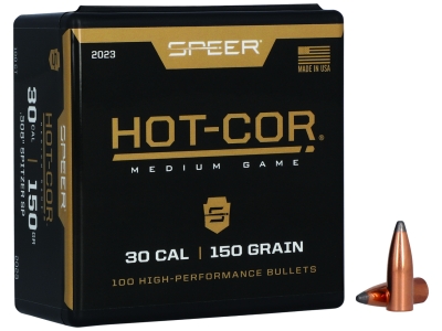 Speer Hot-Cor 30Cal 150gr Spitzer Soft Point, 100