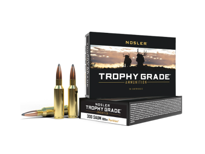 Nosler Trophy Grade Rifle Rounds, .300 Remington Short Action Ultra Magnum, 20