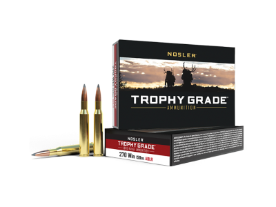 Nosler Trophy Grade Long-Range Rifle Rounds, .270 Winchester, 20