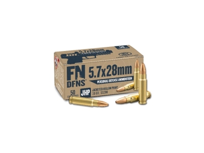 FN Firearms DFNS 5.7x28mm 30gr Jacketed Hollow Point, 50