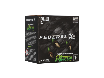 Federal Rob Roberts Raptor Steel Shotshell Loads, 12 Gauge, 25