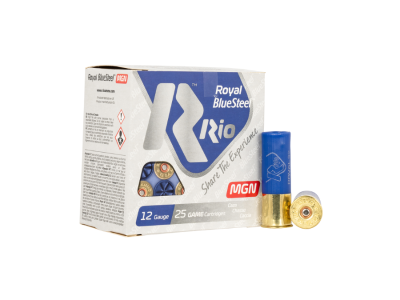 Rio Ammunition Royal BlueSteel Magnum Shotshell Loads, 12 Gauge, 25