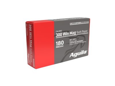 Aguila Centerfire Rifle Cartridges, .300 Winchester Magnum, 20
