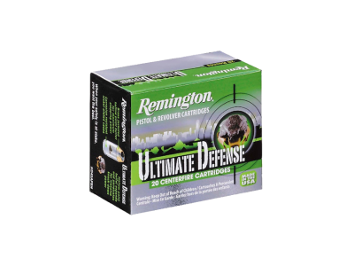 Remington Ultimate Defense Full Size Handgun Cartridges, .40 S&W, 20