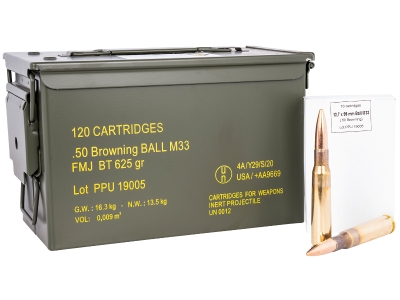 PPU Rangemaster, .50 BMG, 120