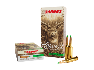 Barnes Harvest Collection Rifle Cartridges, 7mm-08 Remington, 20