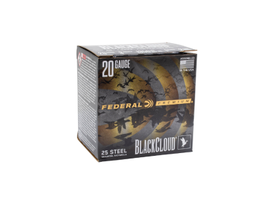 Federal Black Cloud Shotshell Loads, 20 Gauge, 25