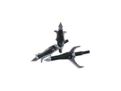 Innerloc  Series Fixed 6 Pack Broadheads 75gr, Black, 6 count
