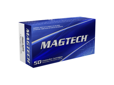 Magtech Range/Training Handgun Cartridges, 10mm Auto, 50